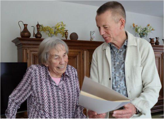 Liesel Weber feiert ihren 102. Geburtstag