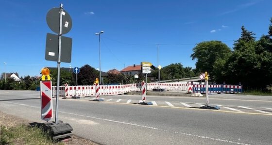 Umbau Oberstrasse – Verkehrsbehinderung – Fahrplan der Bauabschnitte