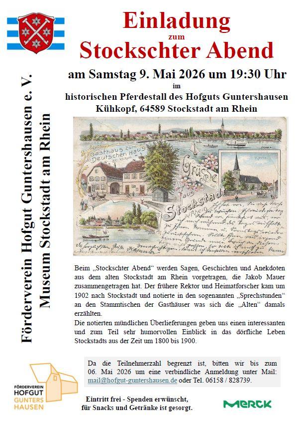 „Stockschter Abend“ im Hofgut Guntershausen