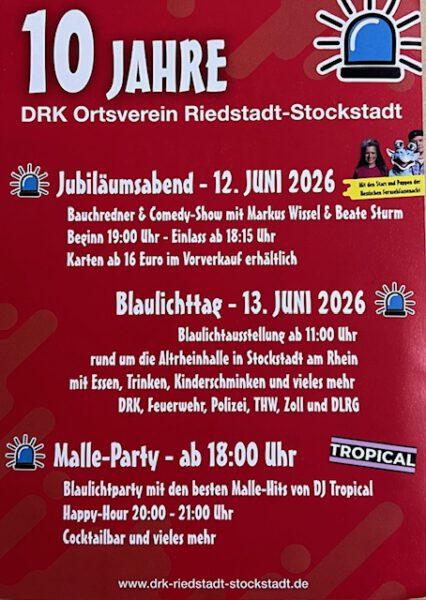 DRK Jubiläum 2026