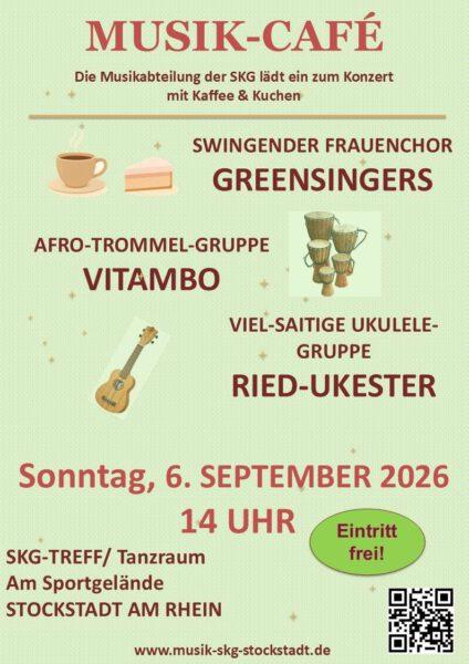Veranstaltungsplakat SKG Abteilung Musik